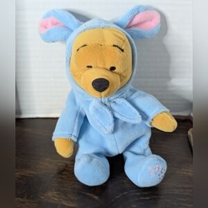 Winnie the Pooh Easter bunny 1999 Beanie Plush